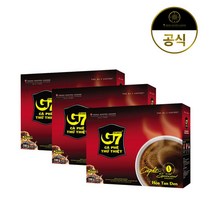 베트남 G7커피 블랙 (내수용) 15개입 x 3팩, 단품, 단품
