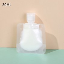 30/50/100ml 포장 백 스탠드 업 스파우트 파우치 빈 로션 샴푸 여행 가방, [02] 30ml-10pcs