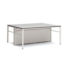 퍼시스 [본사직배송] 퍼시스 테이블 양면형 실험대 LAR125F 오픈형, BK