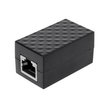 RJ45 이더넷 네트워크 서지 보호자 보호 장치를위한 야외 Arrester, 검은 색