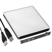 블루레이ODD 외장 리핑 4K 재생 플레이어 12.7mm USB 3.0 블루 레이 드라이브 외장 광학 인클로저 SATA-USB, 한개옵션0
