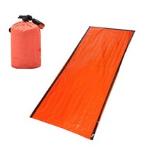 비비색 1인용 차박 백패킹 경량텐트비상 생존 슬리핑 백 방수 하이킹 캠핑 장비 열 Bivy 색 응급 구조, 04 with bag