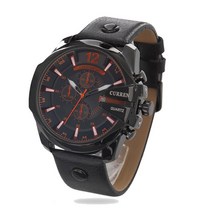 CU-8176A 남성 가죽시계