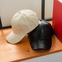 베이직레더볼캡 패션캡 볼캡 레더 가죽 모자 데일리