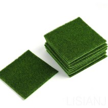 10P 15X15CM 인조잔디 잔디매트 싱그러운 인테리어, 10개