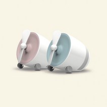 POUT POUT-EARS1 블루투스스피커 선풍기, 블루
