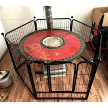 난로 철망 펜스 안전 울타리 보호 가드 보호망 보일러 연탄, 블랙폭50x높이60cmx4개(두꺼워짐)