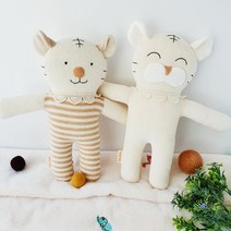 애착인형 오가닉 유기농 신생아 아기 장난감 임신 호랑이 소, 엄마호야