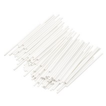 롤리팝 스틱 초콜릿 설탕 사탕 금형 팝스 무독성 플라스틱 빨판 식품 등급 TubesX DIY 케이크 주방 도구 100 개, 흰색 100개