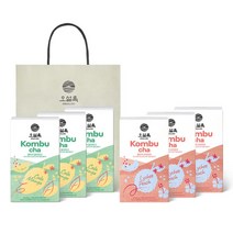 오설록 콤부차 깔라망고 30입 + 리치피치 (쇼핑백 포함), 깔라망고x3+리치피치x3