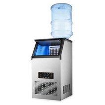 업소용제빙기 대용량 230W 상업용 제빙기 110v220v 가정용 우유 차 커피 숍 자동 70KG, SK-40F1100V+EU