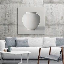 유홍아트 다복상징 순백 달항아리 백자 도자기 그림 액자 3호 (8426109), 2번