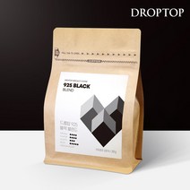 드롭탑 925 블랙 블렌드 원두 커피, 홀빈(분쇄안함), 600g, 1개