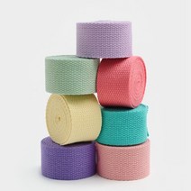 48-886 젤라또 웨이빙 끈 30mm_7컬러 G0, 밀키레몬