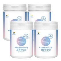 모유유산균 모유유래 유산균 포스틱바이오틱스 L 프롤린 락토바실러스 가세리 루테리 퍼멘텀, 230g x 4통