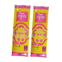 태화 고무장갑 선밴 중 1개, 아이보리