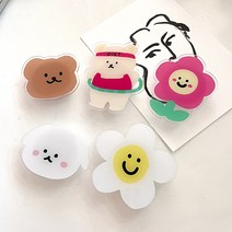 자체제작 아크릴 그립톡 스마트톡 휴대폰 거치대, 14.뚠뚠이, 1개