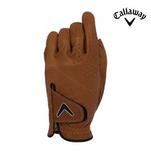 캘러웨이 2022 옵티컬러 양피 남성용 왼손 골프장갑 브라운