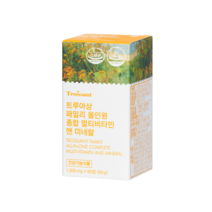 트루아상 패밀리 올인원 종합 멀티비타민 앤 미네랄, 1000mg, 60정