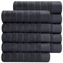 호텔수건 170g 블루라인 30수 코마사, 10장 진회색+진회색