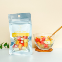 캔디크라운 수제사탕 40g 파우치 종합 골라담기 수제캔디 간식 선물 답례품, 후르츠믹스