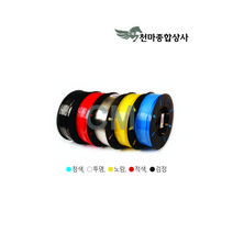 남강 우레탄 직관호스 우레탄튜브 청색 투명 노랑 적색 검정 1놀 4mm 6mm 8mm 10mm 12mm 16mm, 1개