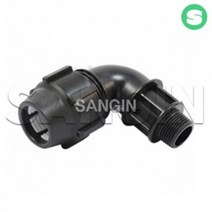 pe 숫나사엘보(링타입) pe부속 관수자재 상인농자재, 숫나사엘보(링타입)_50mm, 1개