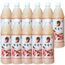 청솔 복숭아 음료베이스 835ml / 과일원액, 11개