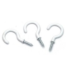 물음표나사 3.7cm 고리피스 소품걸이 나사못 고리못 후크, 5개