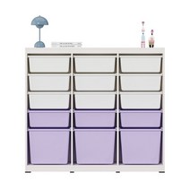 한샘 샘키즈 수납장 1305 바이올렛, A형:(몸통)크림화이트/(박스)베이비핑크바이올렛(A)