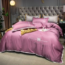 침구류커버 경사풍 순면 코튼 4종 60S 북유럽식 심플 꽃자수 이불커버 단 침대용품 1995624403