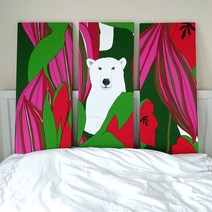 마리메꼬 3분할 액자세트 대형캔버스 액자 (소형3세트)