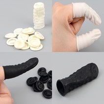 손가락고무장갑 손가락장갑 손가락보호골무 손가락고무골무 손가락보호장갑, 검정