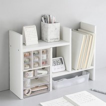 DIY 틈새 미니 슬림 낮은 책장, 책상 미니선반 중형_우드