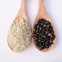 [산촌마을] 국산 쥐눈이콩가루 300g 검은콩가루 검정콩 약콩 서목태 분말, [[1+1]]쥐눈이콩가루 2팩, 2개