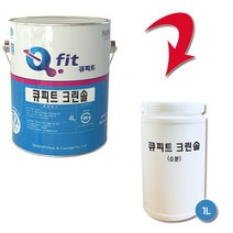 노루페인트 아크릴 외부용 수성페인트 큐피트 크린솔 1L 무광, 화이트2