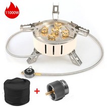 강력한 화력 캠핑 가스 스토브 야외 관광 버너 방풍 히터 쿠커 휴대용 난로 용품 장비 피크닉, 07 7