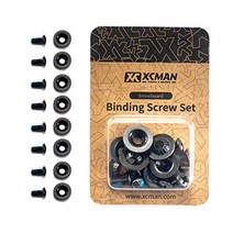 스노우보드 바인딩 스노보드장비 부츠 xcman 나사 세트 m6x16mm - 8개