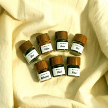 비스터잉크 비스터 잉크 파우더 가루잉크 캘리그라피용 잉크 펜드로잉 Bister Ink (5ml 7색), 그린 Green
