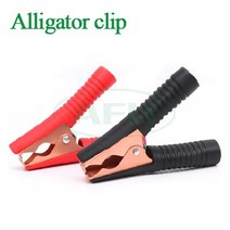 컨버터 부품 나사 레버 어탭터54.6V 4A 스마트 리튬 이온 배터리 충전기 13S 48V 스쿠터 자전거 ebike 휠체, 08 Alligator Clip, 03 UK