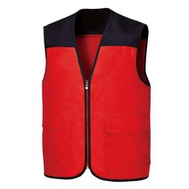 데피 TC 배색 조끼(DV331) 레드