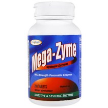 Enzymatic Therapy 메가 자임 체내 효소 200 타블릿