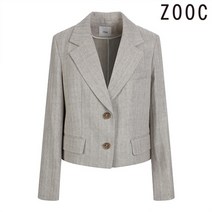 주크 헤링본 패턴 린넨자켓 Z222MSF103 LK
