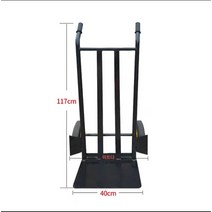 3톤미만 유압식 수동지게차 핸드 미니 리프트 지게발 파레트 스태커 운반기, 100kg 트롤리