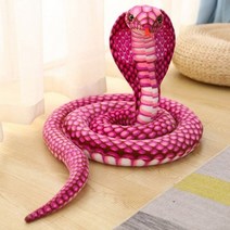 80-240cm 현실적인 코브라 피규어 실물 같은 파이썬 구덩이 바이퍼 플러시 장난감 부드러운 봉제 동물 뱀 장식 생일 선물, 240cm, B