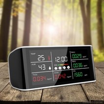 DM69 CO2 미터 이산화탄소 PM2.5 PM10 HCHO TOVC 온도 습도 적외선 NDIR 검출기 대기 질 분석기 M09 21, 한개옵션0