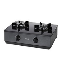 린나이 2구 가스레인지 RT-1070 (LNG/LPG 옵셥선택) 자동불꽃조절 스마트+센서 과열방지 / 5발/ 원터치자동점화, LPG(프로판가스)
