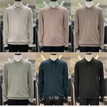 프로젝트엠 모던캐시미어블랜디드버튼카라니트스웨터티셔츠