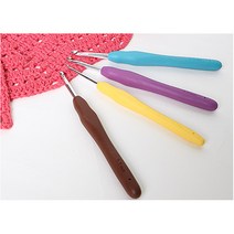 레인보우 실리콘 실속 코바늘 모사용/레이스용 리네아, 모사용 8호