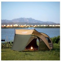 패스트캠프 메가5 가변익스텐션 원터치 텐트, 브라운, 5인용